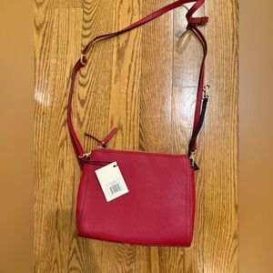 Lo&Sons NWT Pearl Red Crossbody Bag